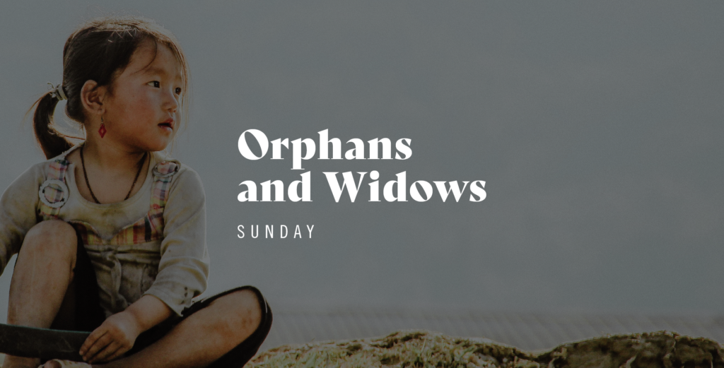 bible says take care of widows and orphans